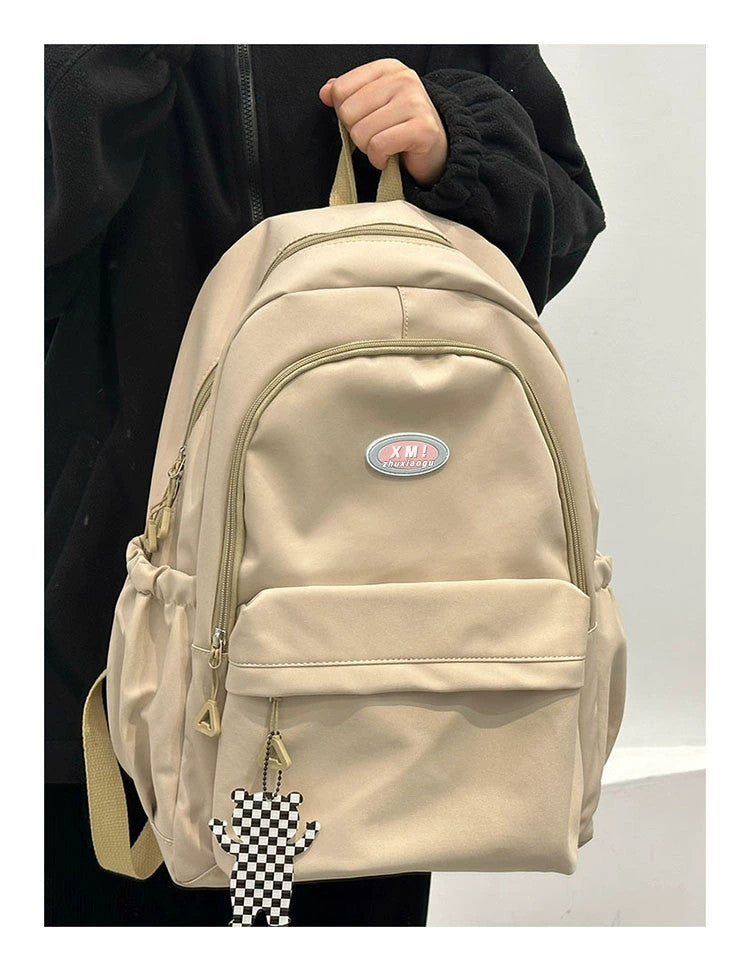 Schoolbag Female Japanese High School Student Backpack Middle School Student Youth Sense Waterproof and Hard-Wearing Backpack