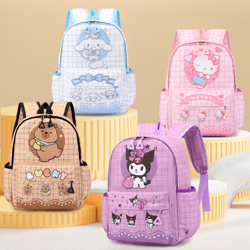 Cute Cartoon Children Backpack for Kindergarten Baby Lightweight and Comfortable School Education