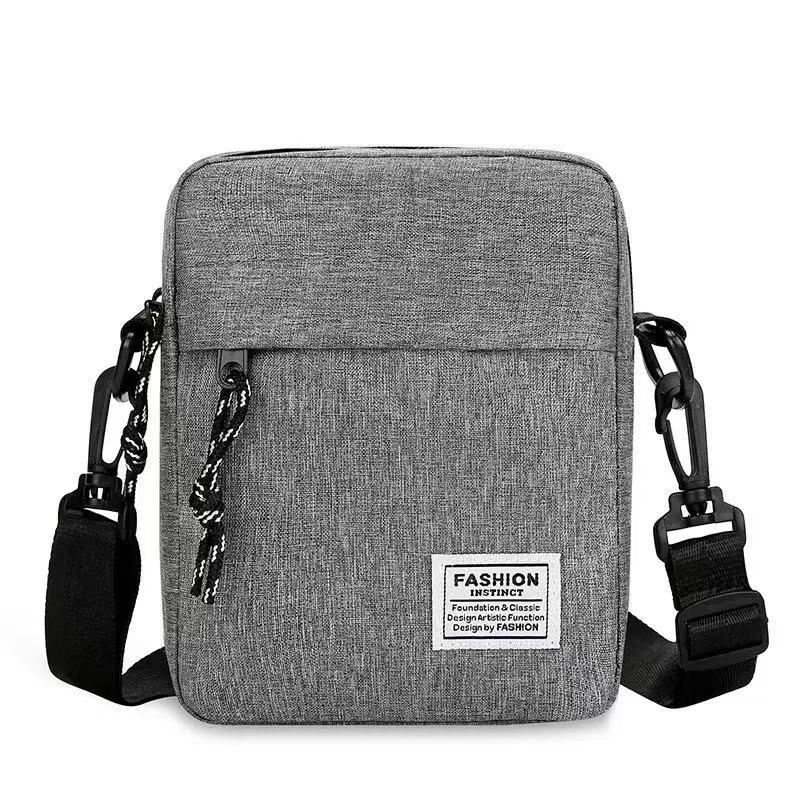 Fashionable Nylon Shoulder Bag with Multiple Pockets for Men and Women, Perfect for Daily Commute and Travel