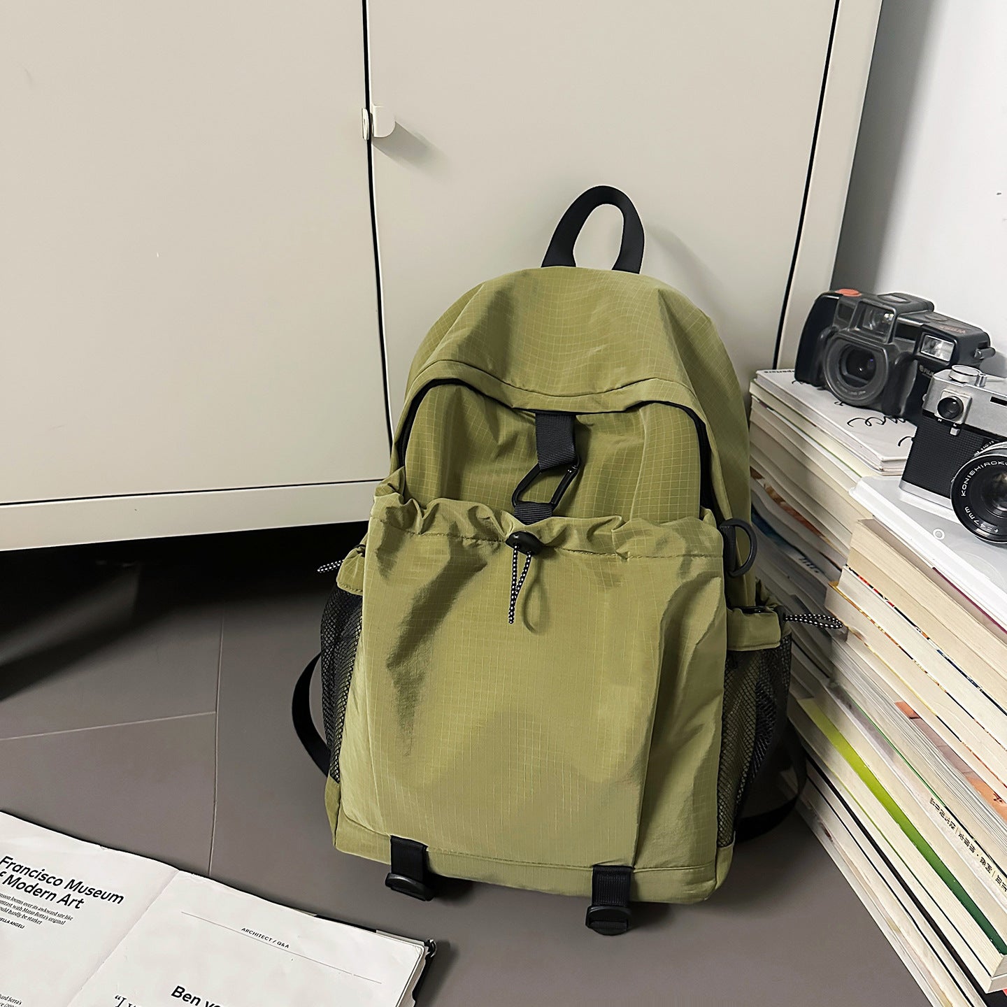 Backpack Schoolgirl's Schoolbag High School Men's Large-Capacity Backpack Leisure Travel Laptop Bag