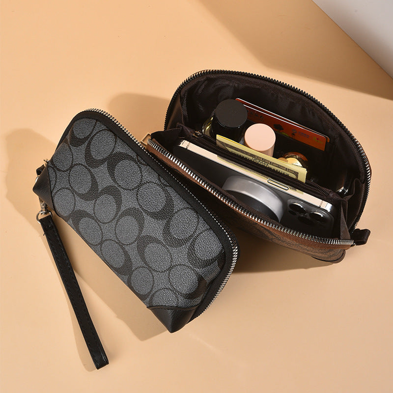 Women's Wallet New Classic Oval Printed Presbyopic Women's Elegant European and American Retro Handbag