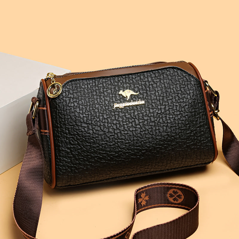 New Pillow Bag Women's Soft Leather High-Grade Large Capacity Fashion All-Match Shoulder Messenger Bag