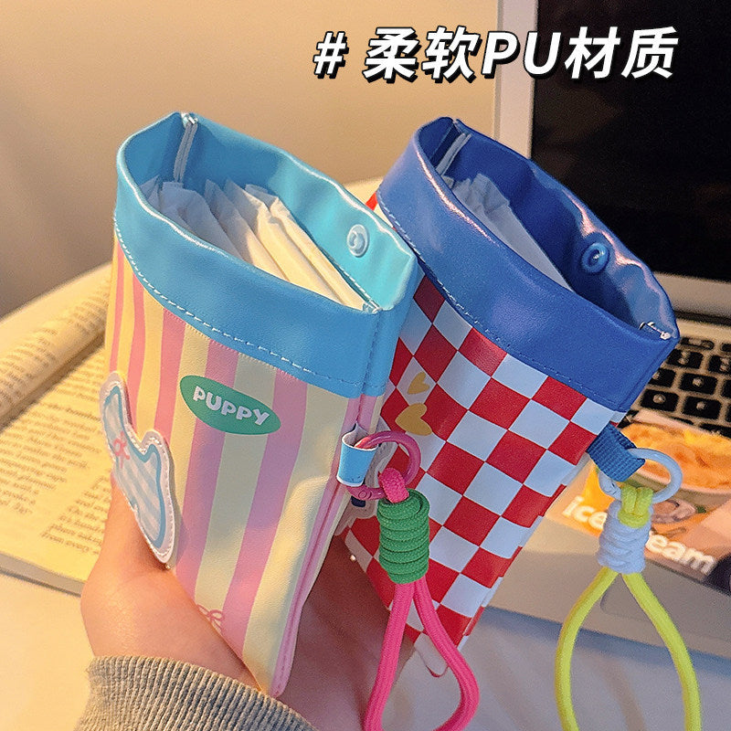 Cute Sanitary Napkin Bag Students Go out Portable Sanitary Napkin Small Bag Large Capacity Buggy Bag Aunt Towel Storage Bag