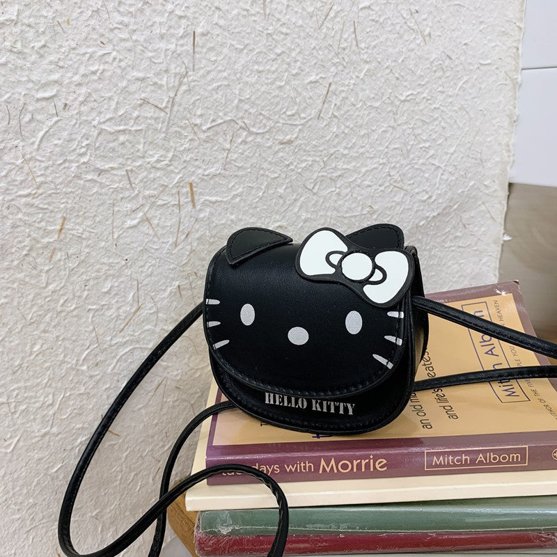 Japanese Style Cartoon Cute Mini Bag Children's Crossbody Lipstick Coin Purse Cat