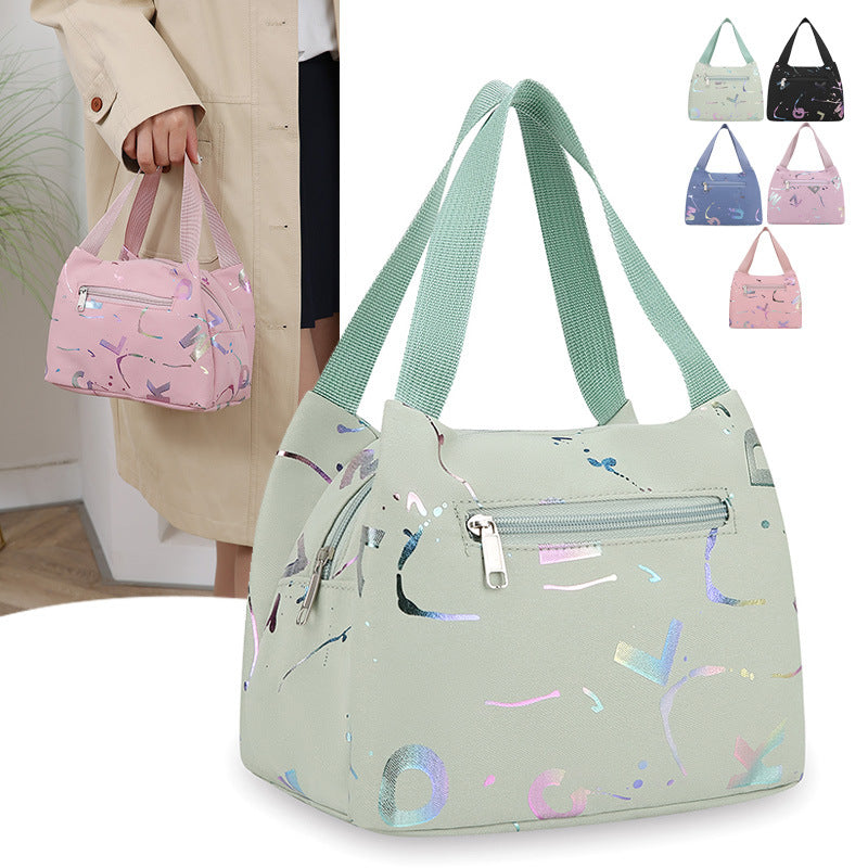 Fashionable Printed Tote Bag for Women, Lightweight and Elegant Design with Multiple Pockets for Daily Use
