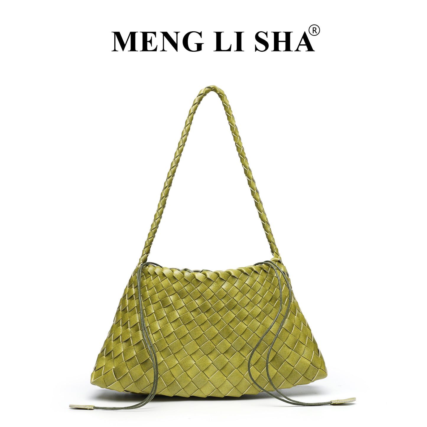 Popular Hand-Woven Bag Women's Fashion Retro Portable Vegetable Basket Bag All-Match Underarm One Shoulder Combination Bags