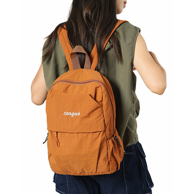 Japanese Style College Students Bag Trendy Cool Large Capacity Couple Backpack Korean Style Casual All-Matching Backpack
