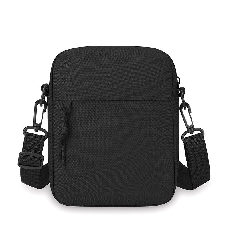 Men's Shoulder Bag Simple Canvas Lightweight Mini Phone Small Change Storage Casual Messenger Bag