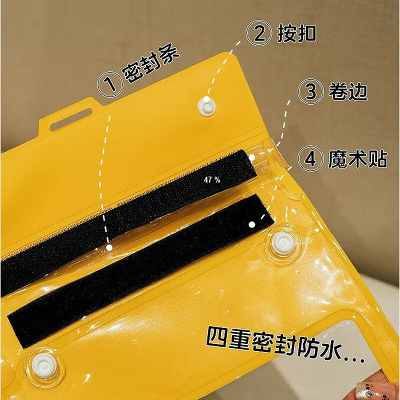 Large Capacity Waterproof Phone Bag with Touch Screen, Perfect for Swimming, Travel, Diving, Hiking, and Outdoor Activities