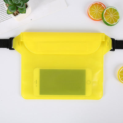 Waterproof PVC Waist Pack for Swimming, Hiking, Camping & Outdoor Activities with Phone Pocket