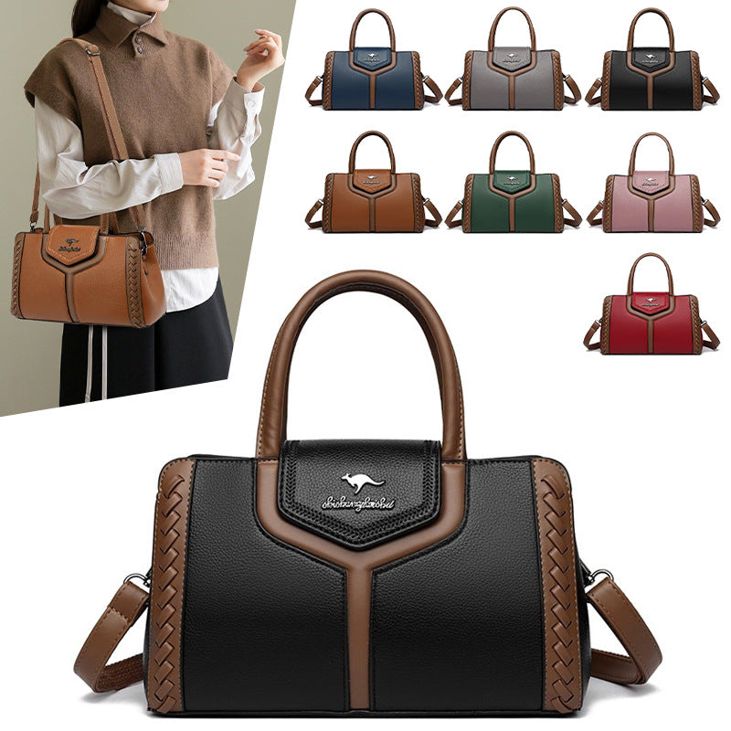 Handbag Ladies New Middle-Aged Mom Large Capacity Crossbody Shoulder Bag