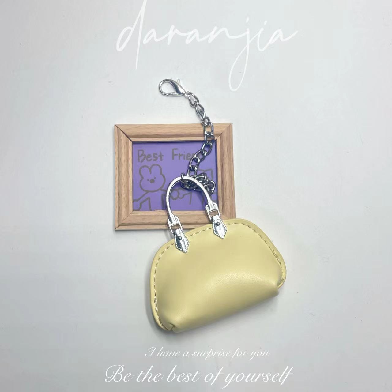 New Mini Small Bag Exquisite Handbag Pendant High-Grade Chain Little Shell Bag Keychain Exquisite Small Bag Ornaments