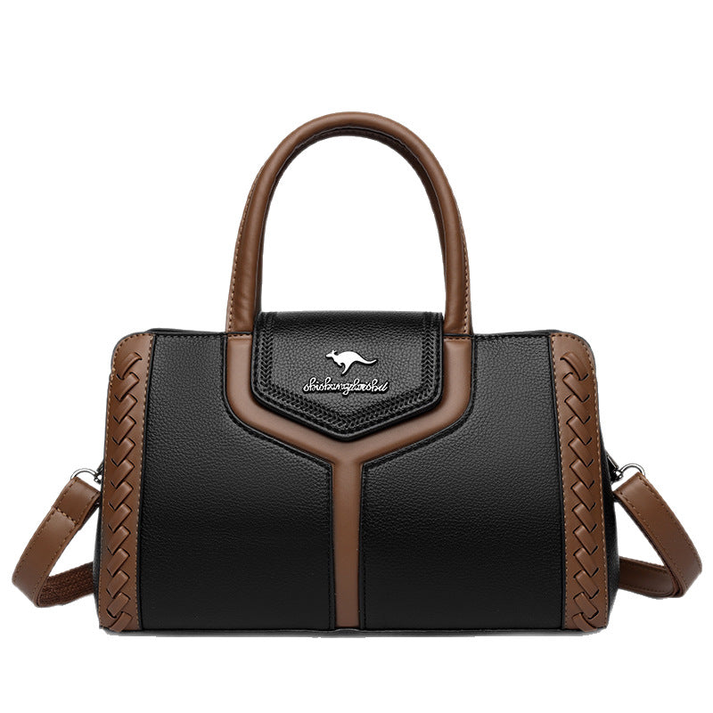 Handbag Ladies New Middle-Aged Mom Large Capacity Crossbody Shoulder Bag