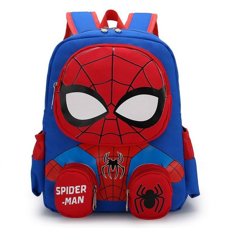 New Children's Bags Cartoon Spider-Man Hello Kitty Small Bookbag Kindergarten Boys and Girls 3-6 Years Old Backpack