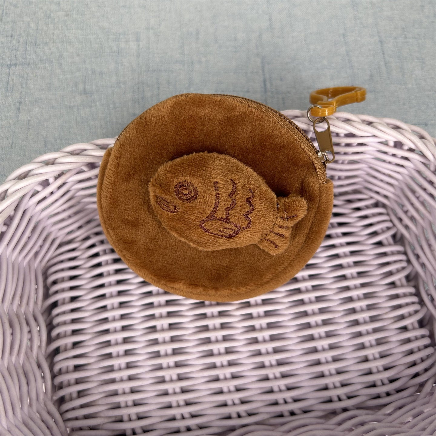 Women's Wallet Cute Plush Cat Coin Purse Set with Mirror and Keychain Suitable for Children's Daily Use and Fashion Match