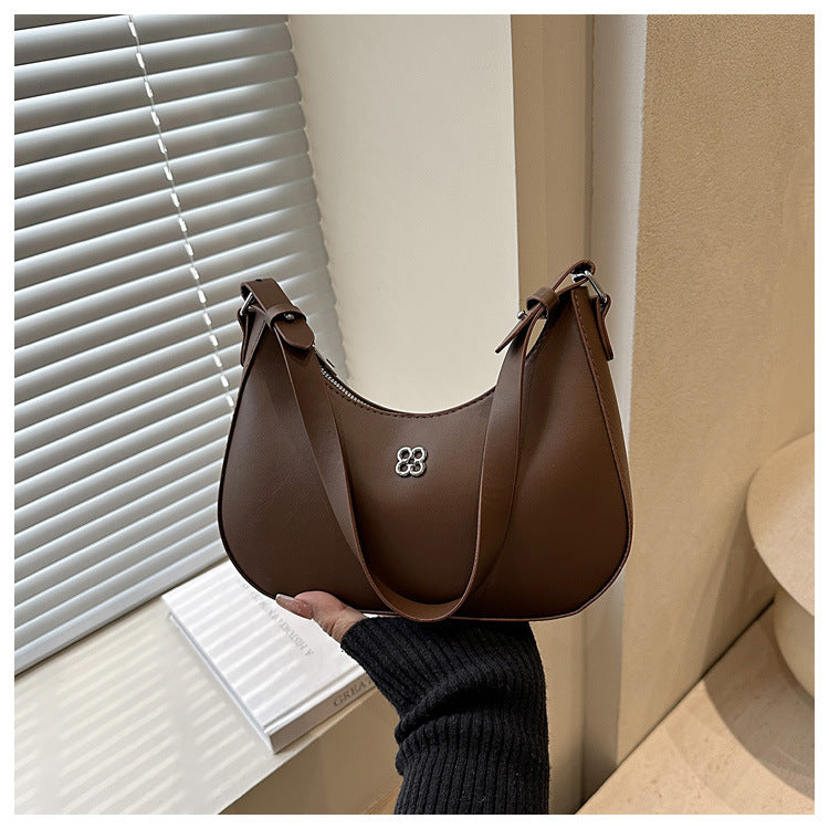 Exquisite Spring New Textured Elegant Lady Affordable Luxury Fashion Korean Style Simple Portable Underarm Shoulder Bag