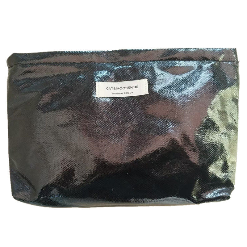 New Fashion Floral Embossed Makeup Bag with Large Capacity, Portable Travel Organizing Pouch for Daily Use
