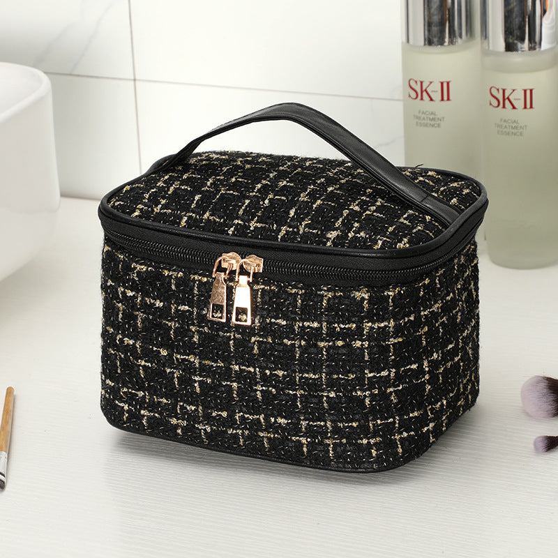 Women's Portable Large Capacity Cosmetic Bag Travel Toiletry Storage Artifact Simple Fashion Good-looking Multifunction Storage Bag