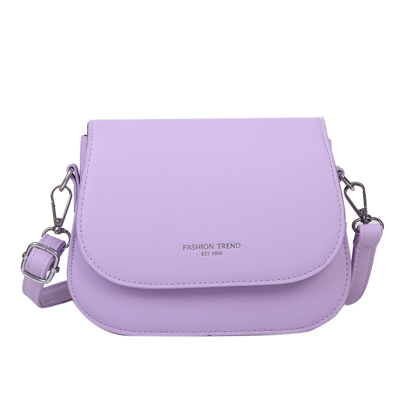 2025 New Fashion Trend Mini Crossbody Bag for Women, Soft PU Leather with Zipper Pocket and Snap Closure, Stylish Daily Accessory