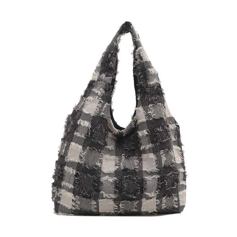 Tote Bag Women's New Western Style Fashion Individual Casual Beautiful Shoulder Crossbody Underarm Bag
