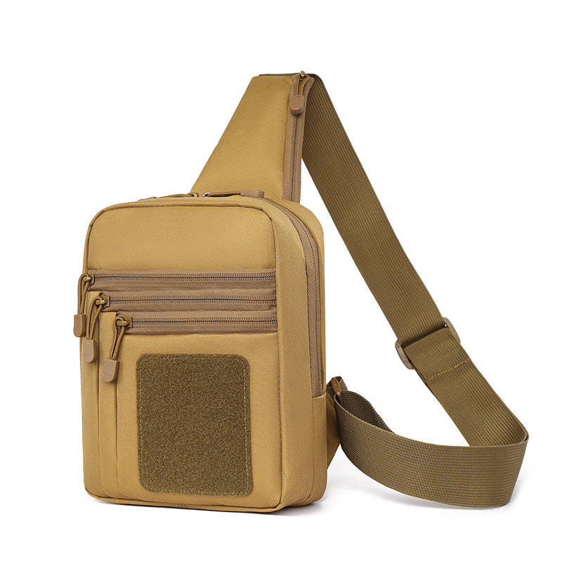 Men's Chest Bag Large Capacity Casual Tactical Backpack New Multi-Layer Oxford Cloth Versatile Sports Travel Shoulder Messenger Bag