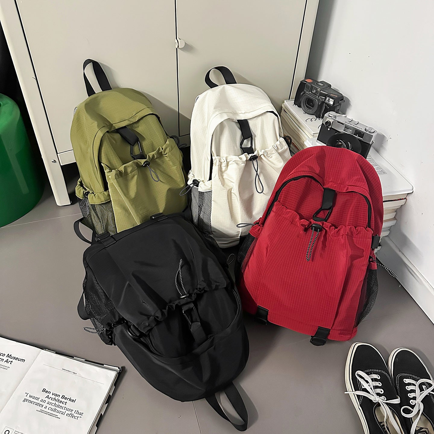 Backpack Schoolgirl's Schoolbag High School Men's Large-Capacity Backpack Leisure Travel Laptop Bag
