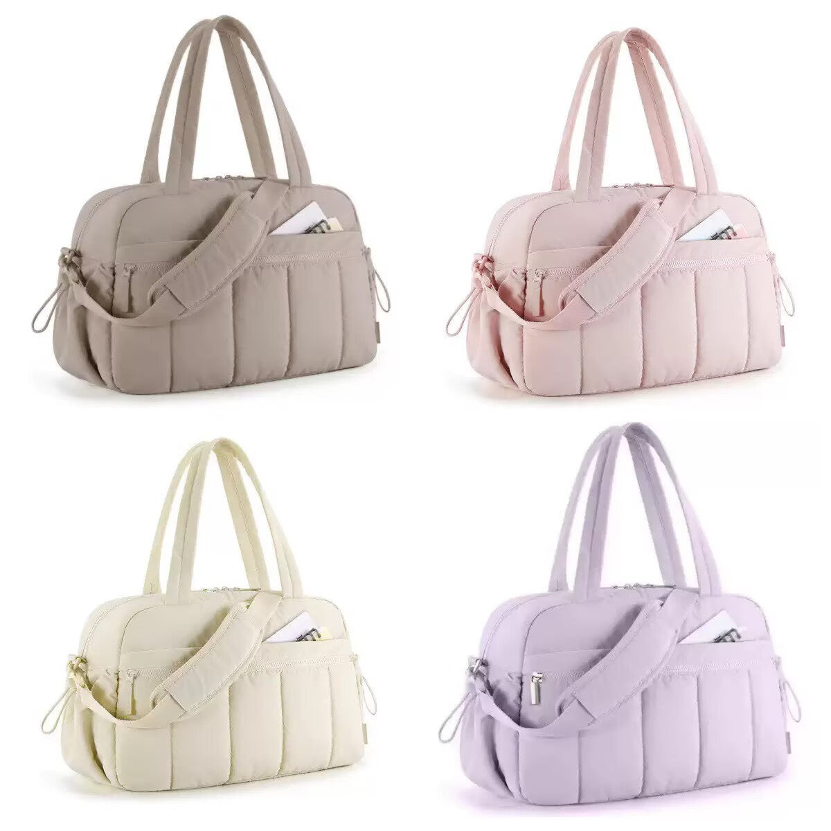 Hot Sale Women's Bag New Large-Capacity Short-Distance Travel High-Grade Yoga Fitness Portable Cotton-Padded Jacket