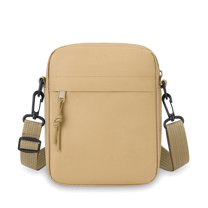 Minimalist Canvas Crossbody Bag for Men, Lightweight & Durable with Adjustable Strap, Perfect for Daily Use and Travel