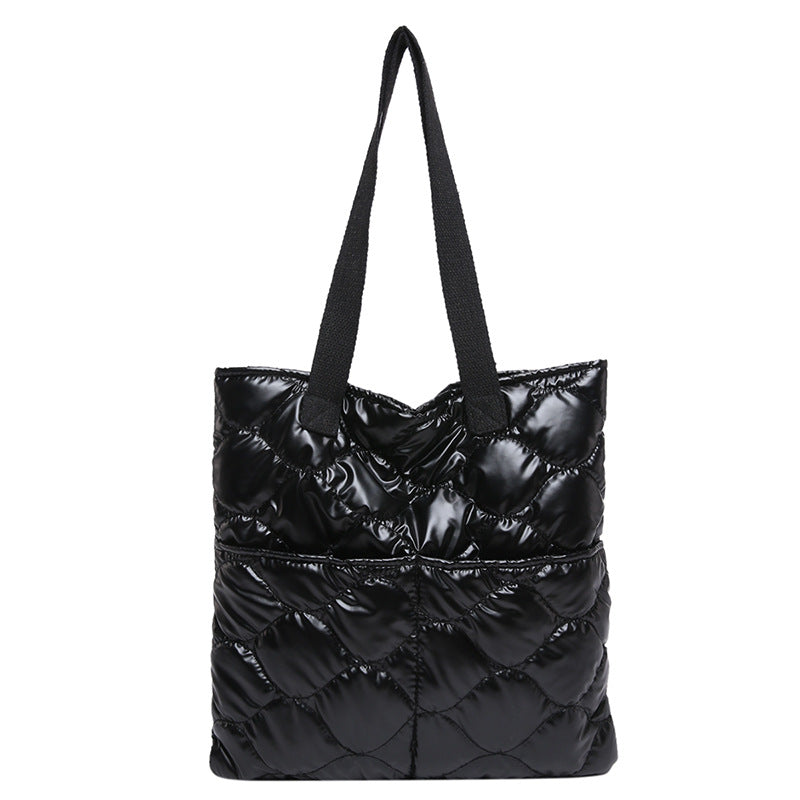 New Retro Lazy Style Fashion Korean Style Commuter Bag Women's Retro Shoulder Underarm Tote Bag