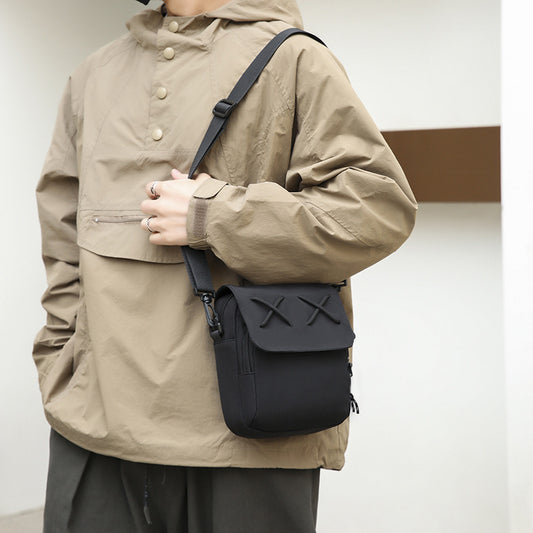 Men's Shoulder Bag Casual Simple Versatile Oxford Cloth Fashion Trendy Crossbody Bag