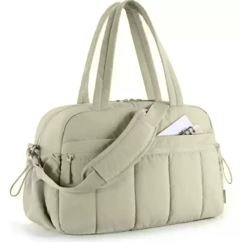 Hot Sale Women's Bag New Large-Capacity Short-Distance Travel High-Grade Yoga Fitness Portable Cotton-Padded Jacket