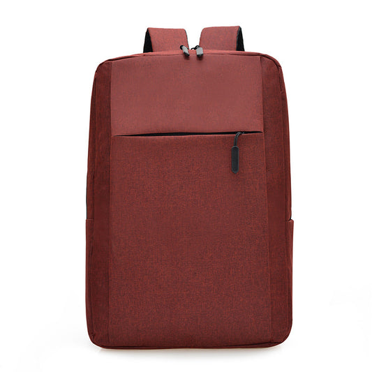 Computer Backpack Simple Men's Fashion 16-Inch Backpack Large Capacity Waterproof Schoolbag Backpack