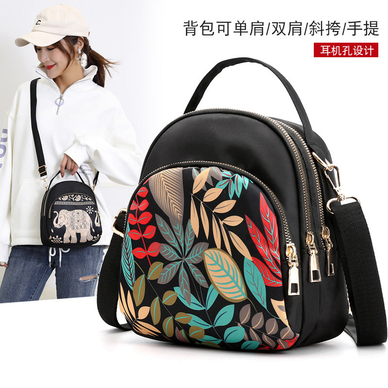 Women's Bag New Casual Korean Multi-Purpose Shoulder Bag Mini Double Backpack