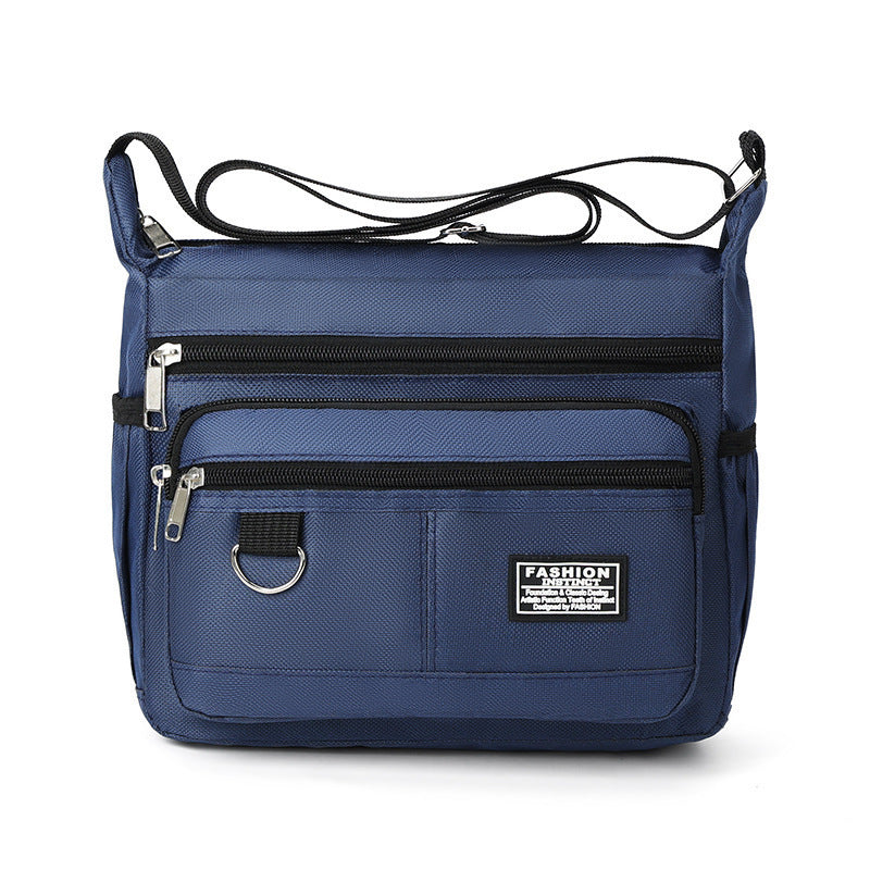 Messenger Bag Men's Casual Waterproof and Hard-Wearing Business Portable Backpack