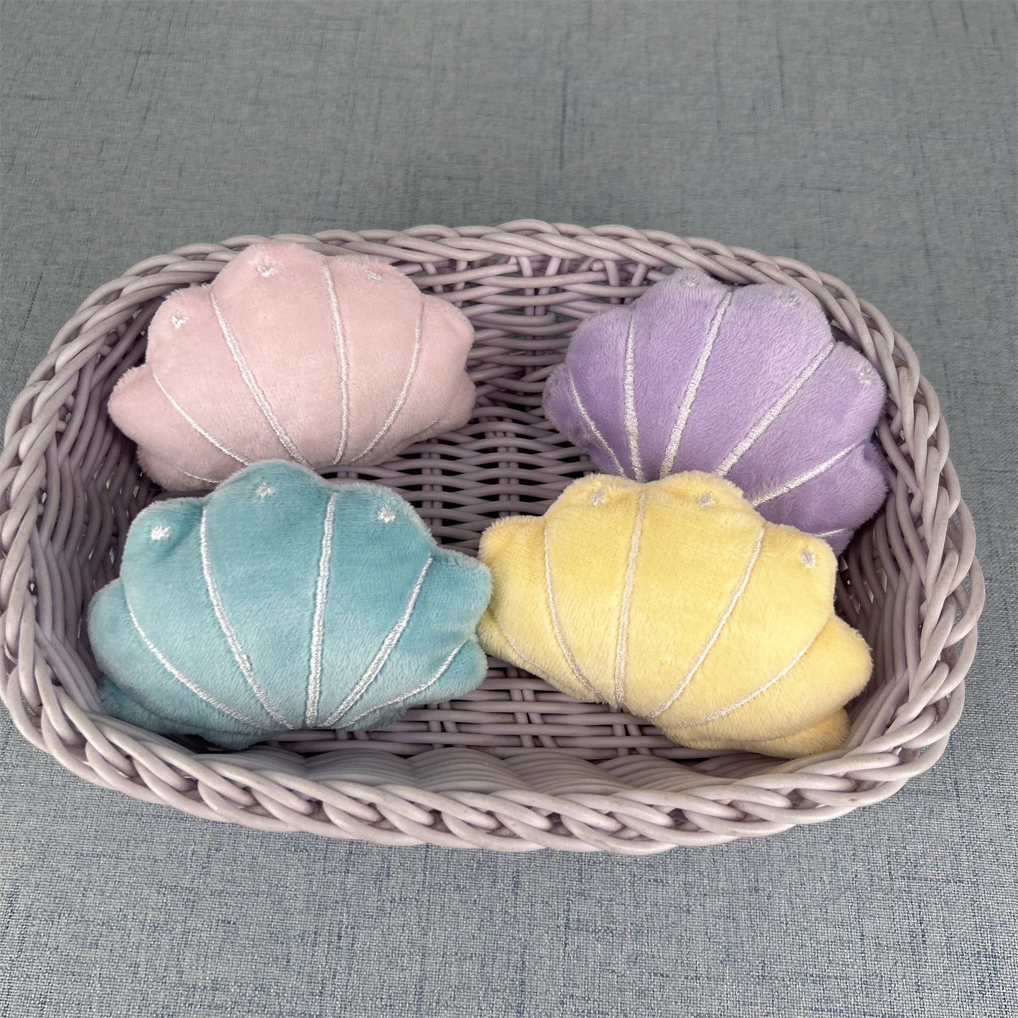 Cute Plush Shell Brooch Decorative Pin for Clothes and Accessories, Handmade Cartoon Style Home Decoration Gift