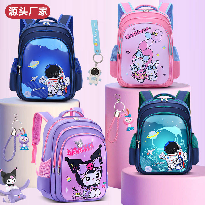 Cute Kuromi Backpack for Kids with Pencil Case - Lightweight, Breathable, and Waterproof School Bag for Preschool and Kindergarten