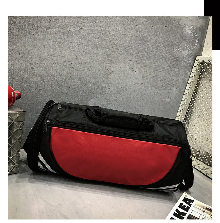 Sports Bag Men's Swimming Fitness Travel One Shoulder Bag Luggage Bag Yoga Taekwondo Bucket Bag