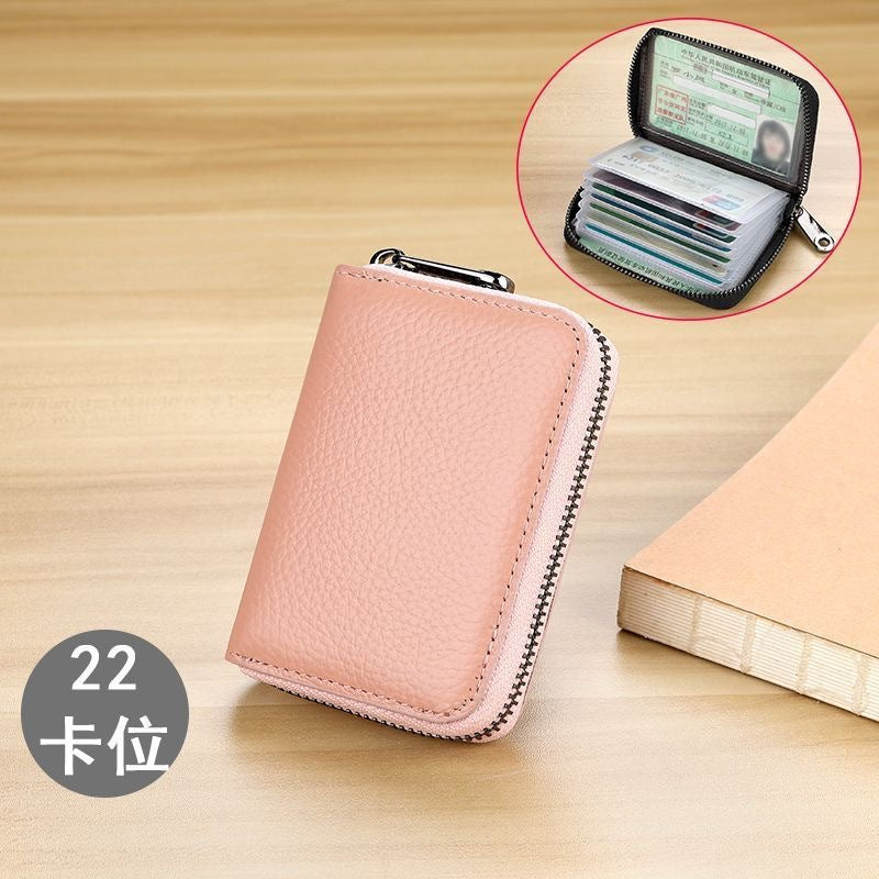 Cute Cartoon Bear Wallet with Multiple Card Slots and ID Window for Daily Use