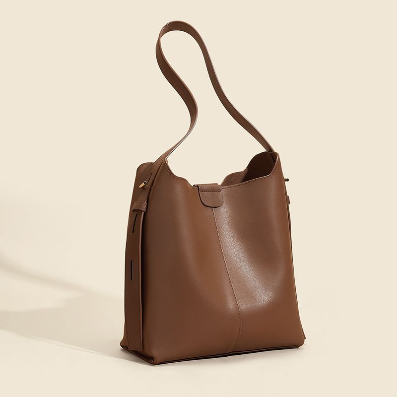 Women's Messenger Bag New Commuter Advanced Texture Large Capacity Shoulder Underarm Bucket Bag