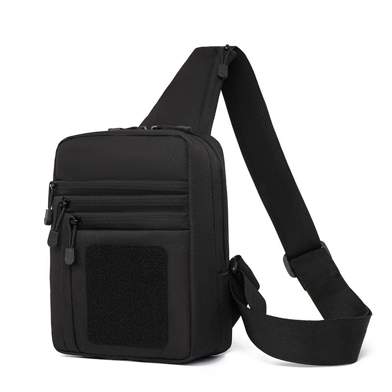 Men's Chest Bag Large Capacity Casual Tactical Backpack New Multi-Layer Oxford Cloth Versatile Sports Travel Shoulder Messenger Bag