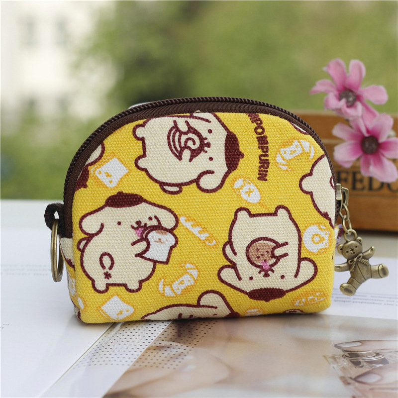 New Coin Purse Shell Small Cloth Bag Cute Girl Small Wallet Japanese Small Bag Coin Storage Bag