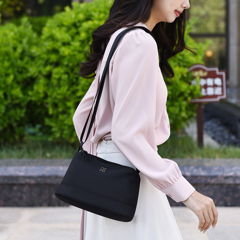 2024 New Casual Nylon Crossbody Bag for Women, Simple Fashionable Large Capacity Shoulder Bag with Zipper Closure and Phone Pocket