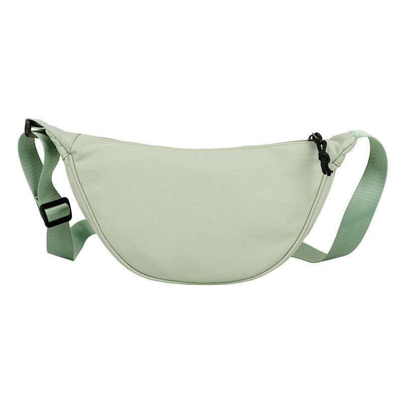Nylon Messenger Bag Women's New Fashionable Lightweight Underarm Shoulder Canvas Bag