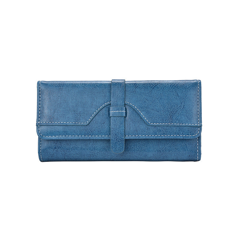 Good-looking Fashion Wallet Long Large-Capacity Wallet Ladies New Japanese and Korean Style Zipper Multifunctional Clutch