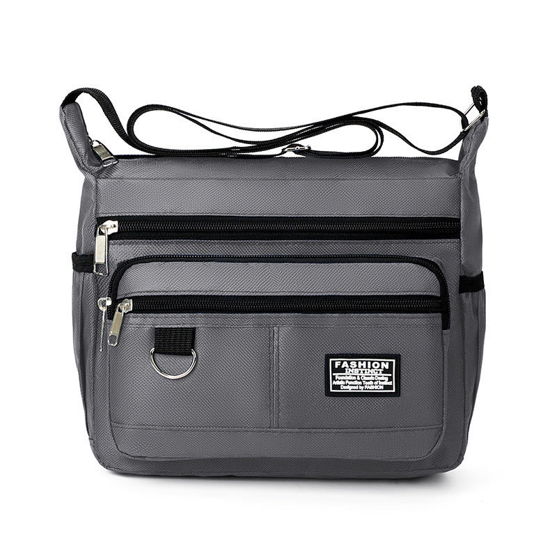 Messenger Bag Men's Casual Waterproof and Hard-Wearing Business Portable Backpack