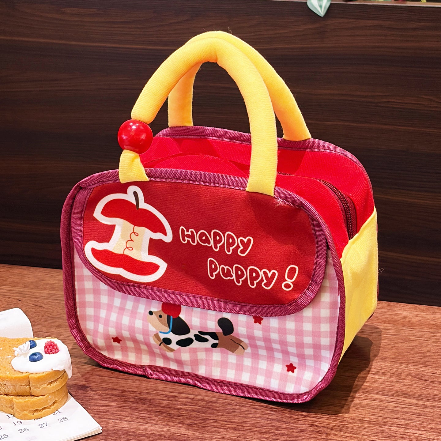 Cute Cartoon Lunch Bag with Insulated Design for Keeping Food Warm and Cold, Perfect for Work, School, and Picnics
