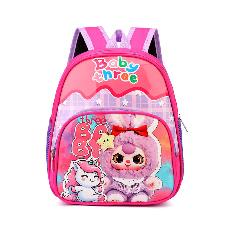 Cute Kids Backpack with Capybara Design Lightweight School Bag for Toddlers Age 3-5