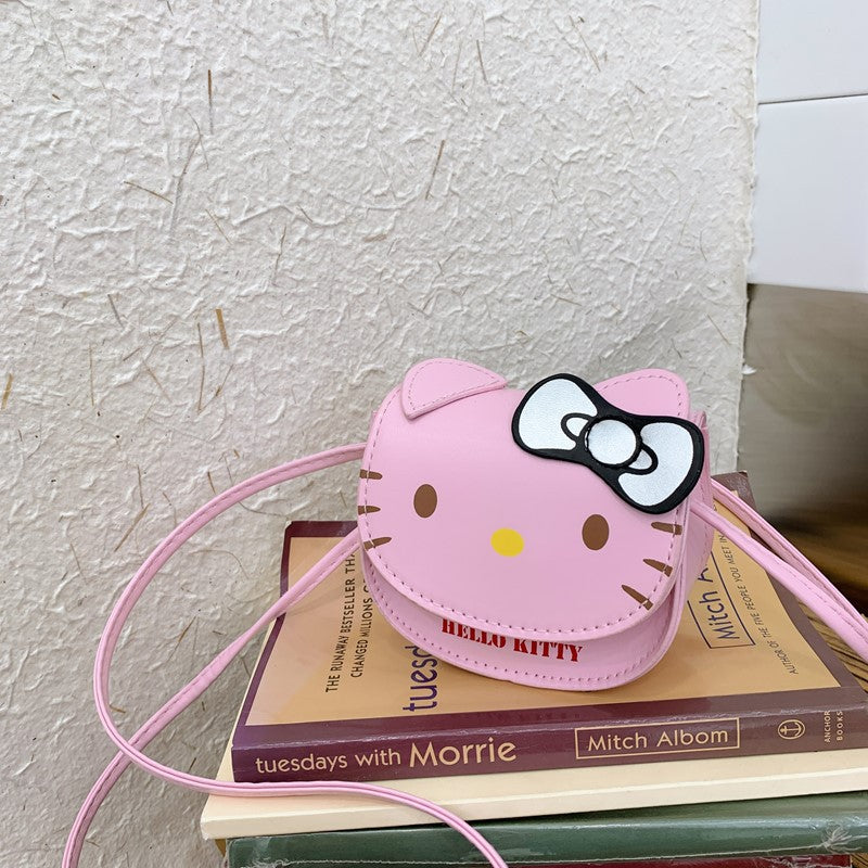 Japanese Style Cartoon Cute Mini Bag Children's Crossbody Lipstick Coin Purse Cat