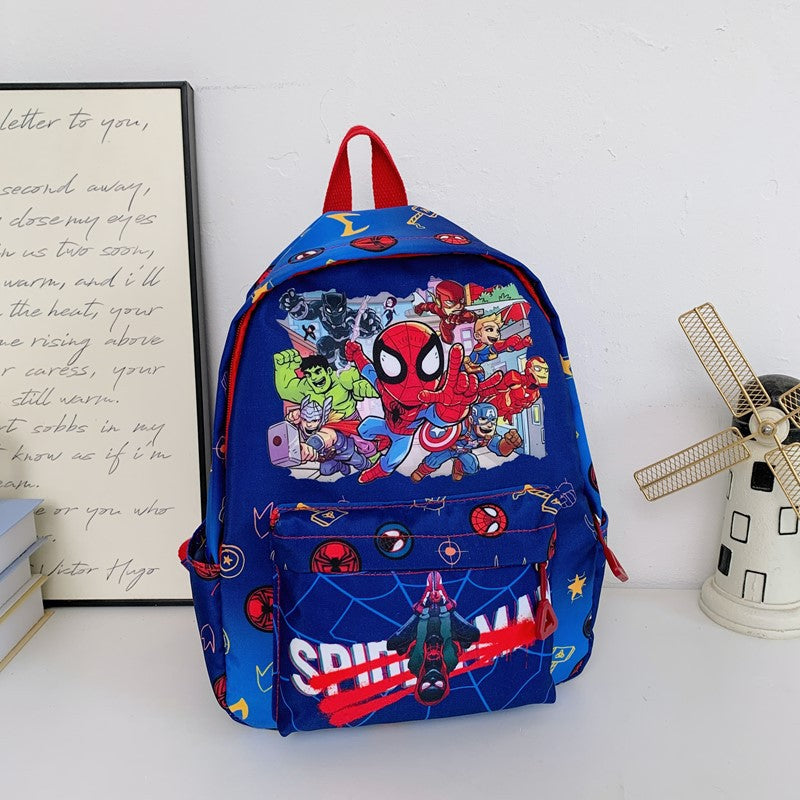 New Cartoon Children's Bags Portable All-Match Boys Ultraman Backpack Burden Reduction Kindergarten Backpack