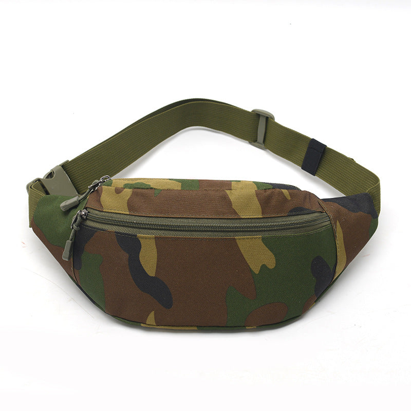 Oxford Cloth Waterproof Multi-Layer Sportswear Mobile Phone Waist Bag Men's Work Durable New Crossbody Hiking Backpack